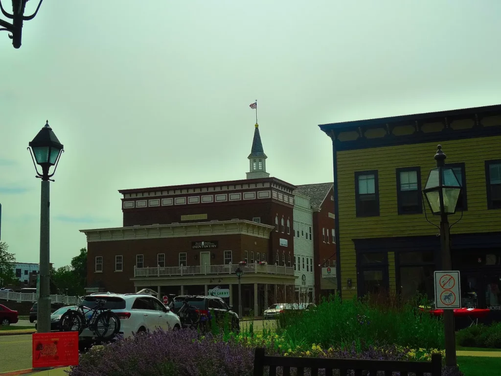 Downtown Delafield, Wisconsin