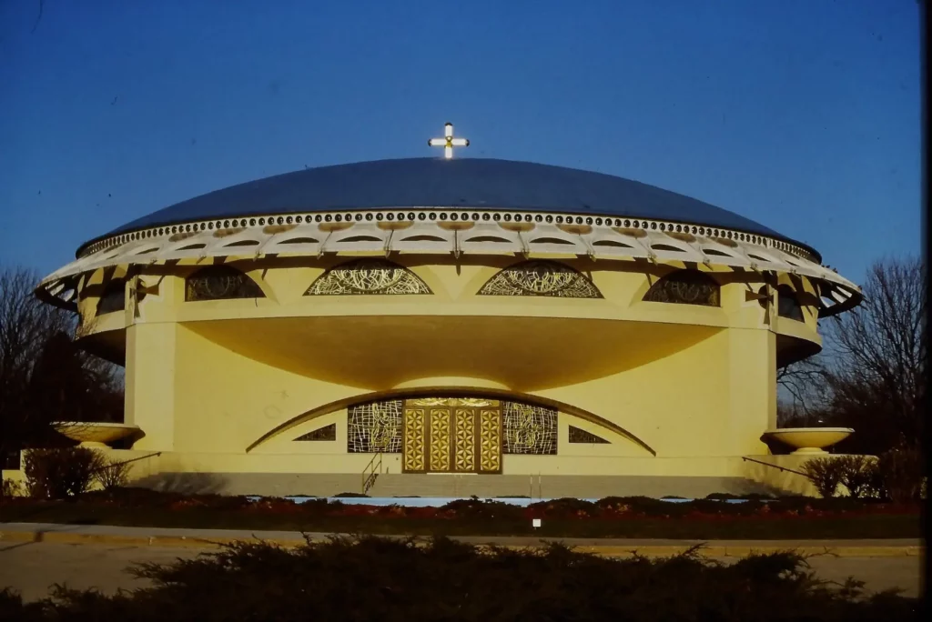 Frank Lloyd Wright's Annunciation Greek Orthodox Church in Wauwatosa, Wisconsin